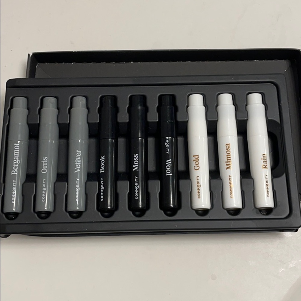 Commodity unisex fragrances starter set